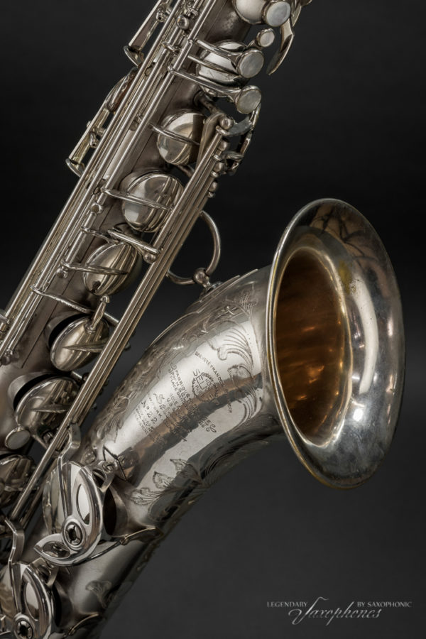 SELMER Balanced Action Tenor Saxophone BA 1937 versilbert siler-plated engraving Gravur 22xxx