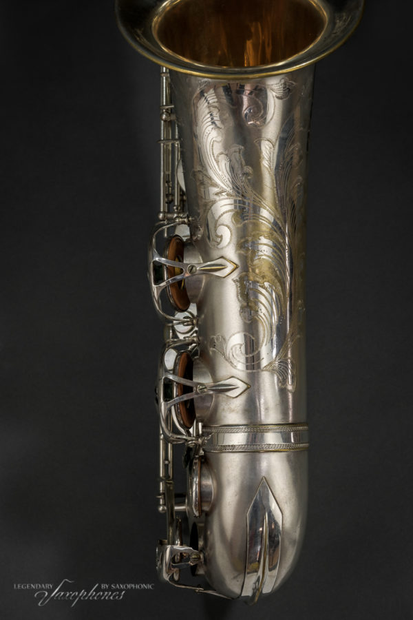 SELMER Balanced Action Tenor Saxophone BA 1937 versilbert siler-plated engraving Gravur 22xxx Becher bell