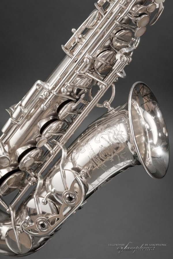 SELMER Balanced Action BA Alto Saxophone 1944 silver-plated versilbert Gravur engraving 31xxx