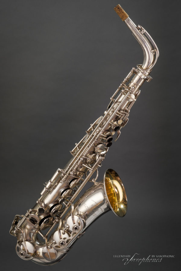 SELMER Balanced Action BA Alto Saxophone 1946 silver-plated versilbert vergoldeter Becher gold-washed bell 32xxx