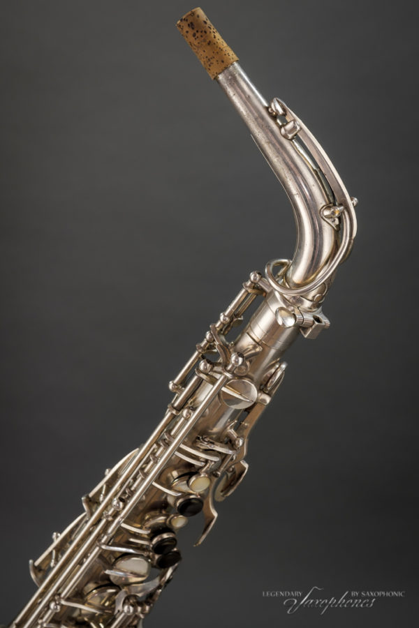 SELMER Balanced Action BA Alto Saxophone 1946 silver-plated versilbert vergoldeter Becher gold-washed bell 32xxx S-Bogen neck