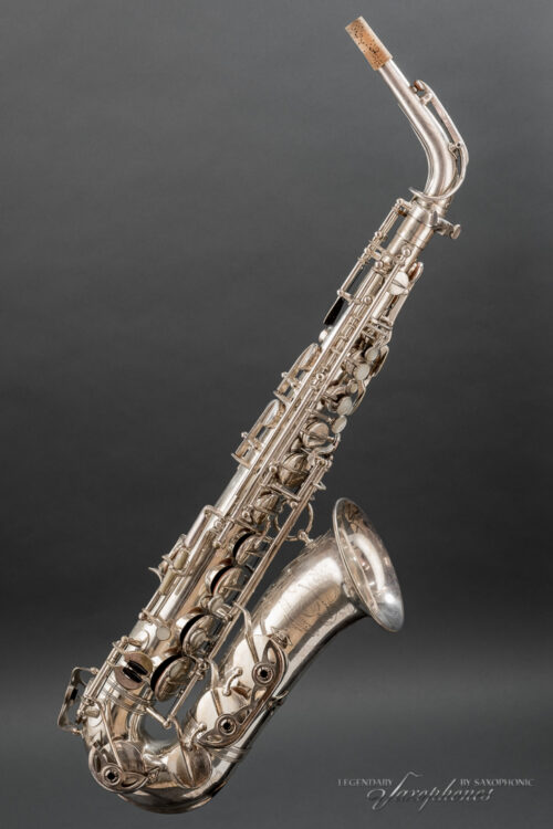 SELMER Balanced Action Alto Saxophone silver-plated versilbert engraving Gravur 1946 32xxx