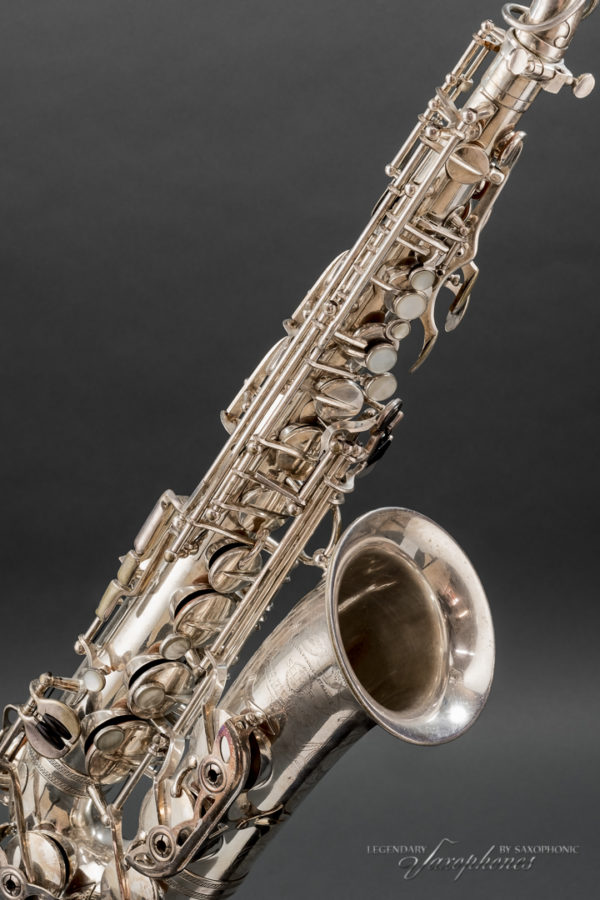 SELMER Balanced Action Alto Saxophone silver-plated versilbert engraving Gravur 1946 32xxx