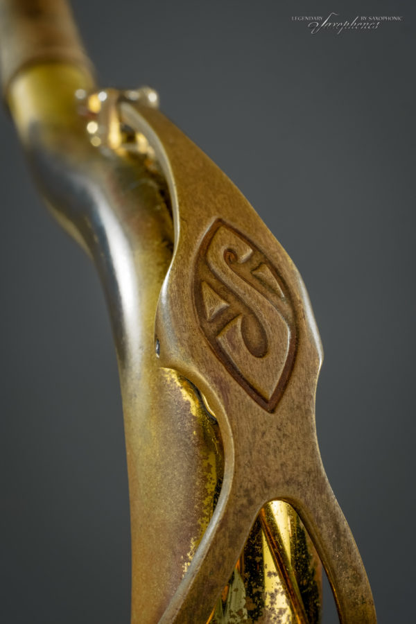 SELMER Mark VI Tenor Saxophone 1956 US version player's horn 63xxx S-Bogen neck detail