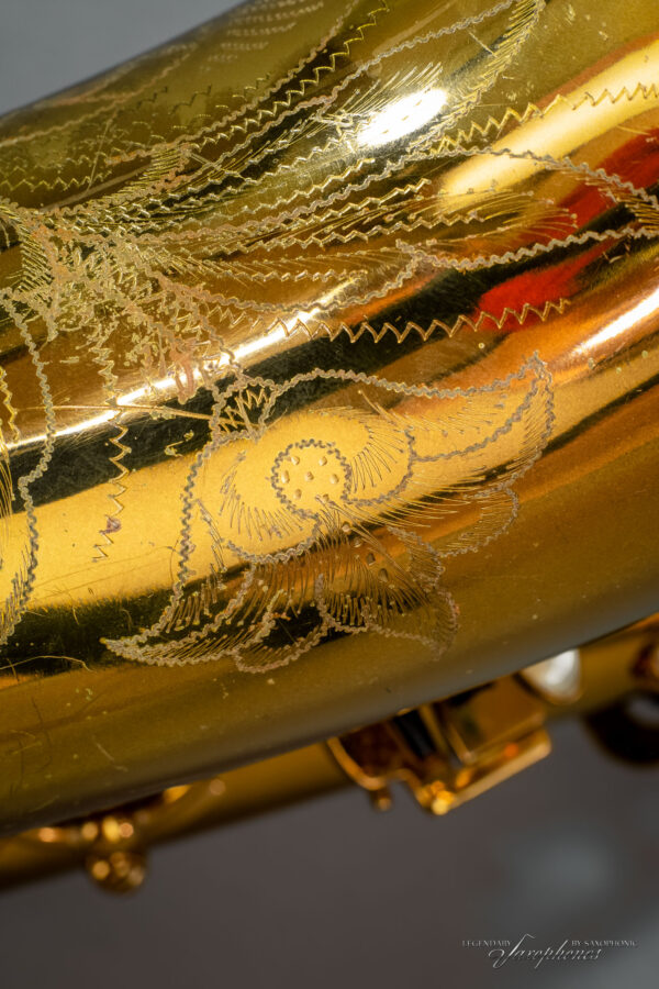 SEMER Paris Baritone Saxophone 1963 tief-A low A premium overhaul Gravur engraving 112xxx detail