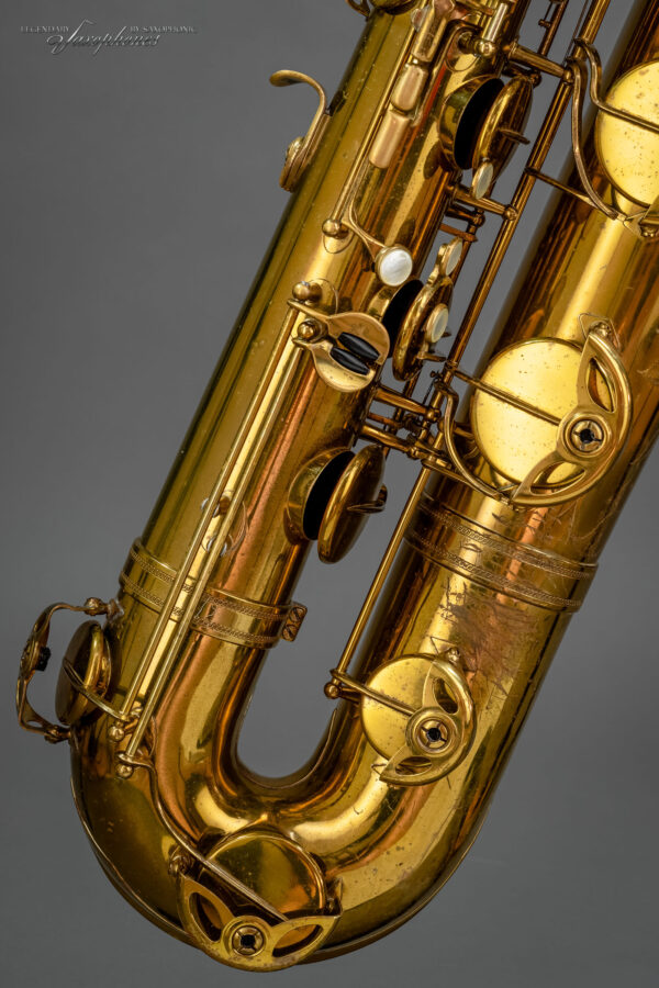SEMER Paris Baritone Saxophone 1963 tief-A low A premium overhaul Gravur engraving 112xxx Knie bow