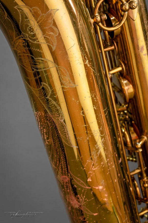 SEMER Paris Baritone Saxophone 1963 tief-A low A premium overhaul Gravur engraving 112xxx detaill