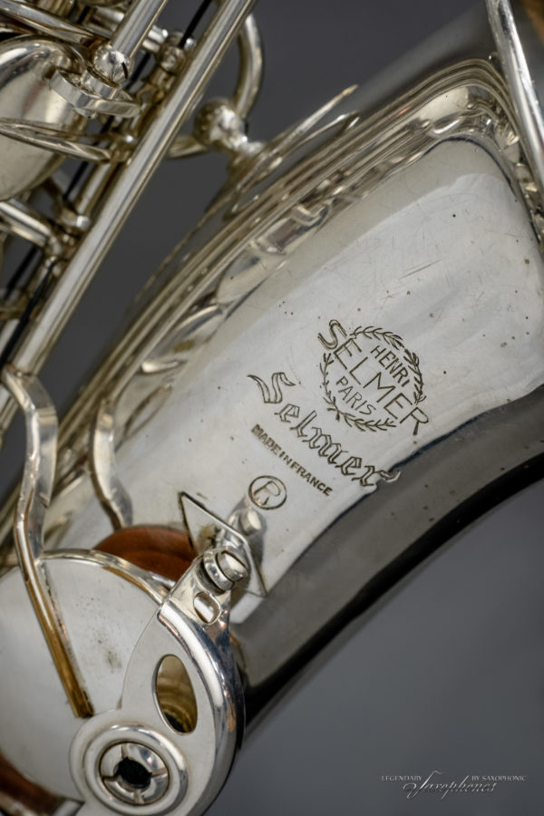 SELMER Mark VI Alt Saxophon 1973 versilbert silver-plated Becher bell detail 218xxx