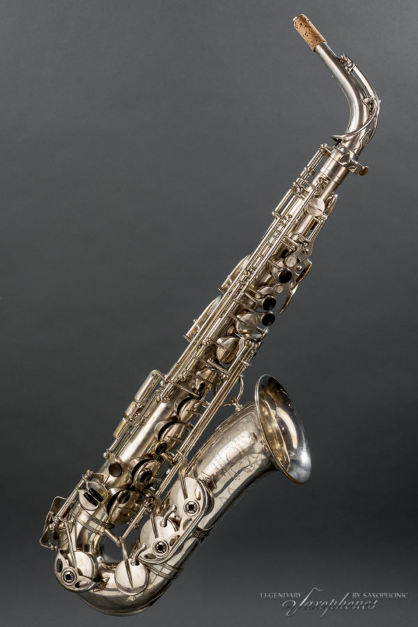 SELMER Balanced Action Alto Saxophone 1945 engraving Gravur versilbert silver-plated 32xxx