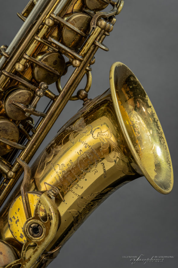 SELMER Super Balanced Action SBA Alto Saxophone engraving Gravur 1949 39xxx Becher bell