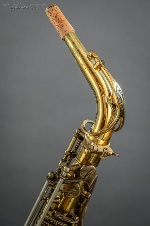 SELMER Super Balanced Action SBA Alto Saxophone engraving Gravur high F# hoch-F# 1949 39xxx S-Bogen neck