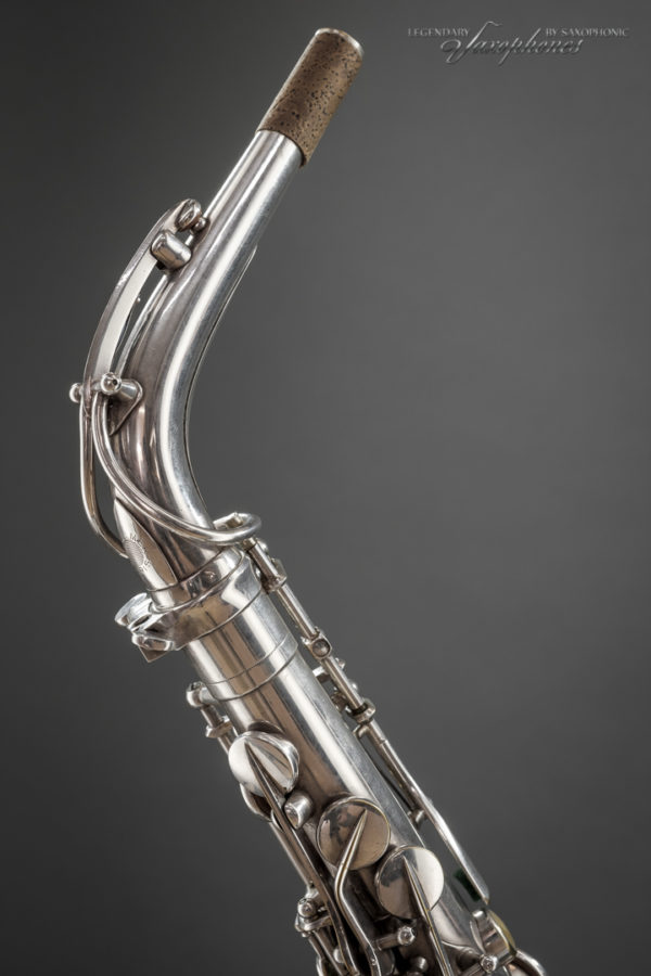 SELMER Super Balanced Action SBA Alto Saxophone silver-plated versilbert 1953 52xxx S-Bogen neck