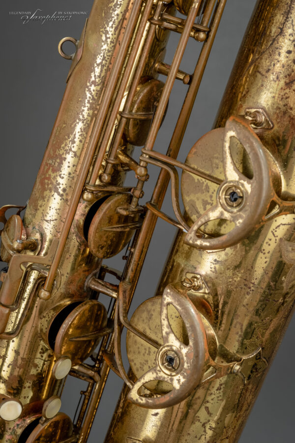 SELMER Mark VI Baritone Saxophone 1971 Gravur engraving tief-A low A 191xxx detail