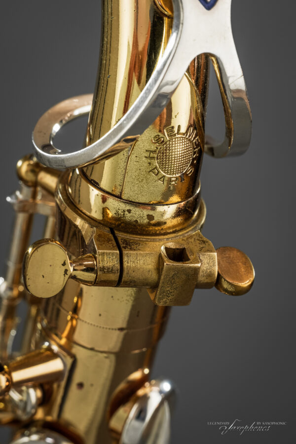 SELMER Paris Mark VI Alto Saxophone 1967 Bi-Color Detail