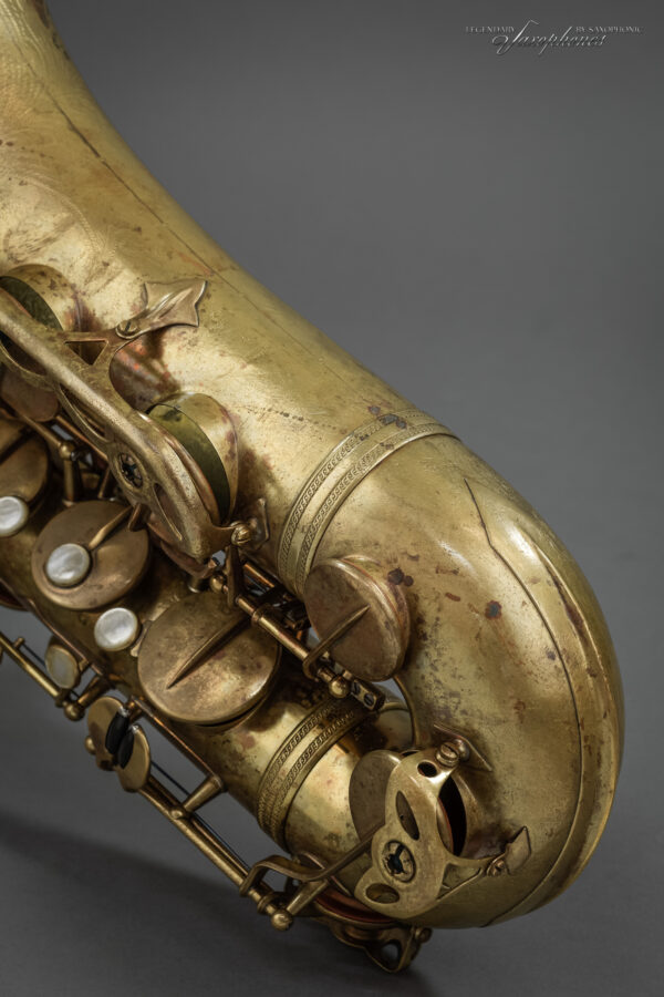 Tenor Saxophon SELMER Paris Mark VI no lacquer ohne Lack 1956 US version bow Knie