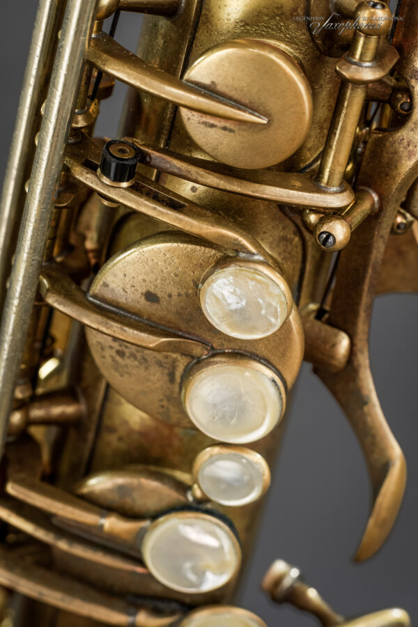 Tenor Saxophon SELMER Paris Mark VI no lacquer ohne Lack 1956 US version detail