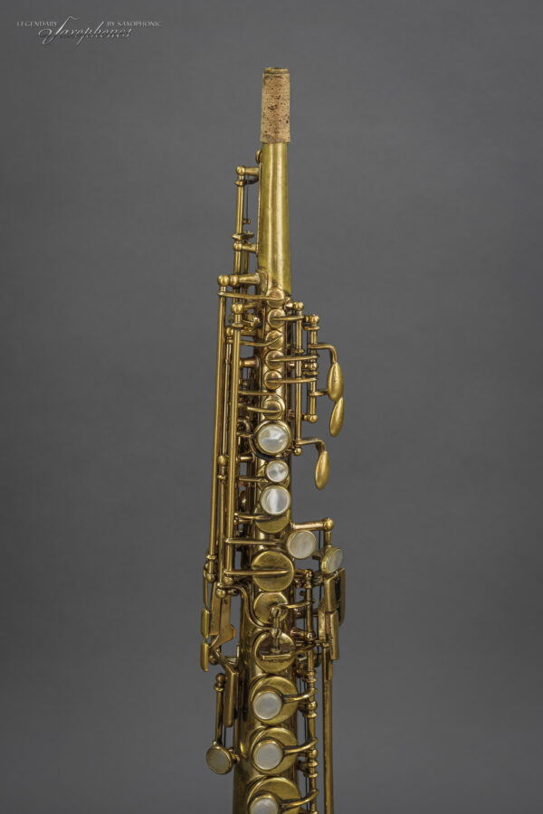 SELMER Paris Soprano Saxophone 1980 high F# hoch F# without lacquer entlackt 308xxx