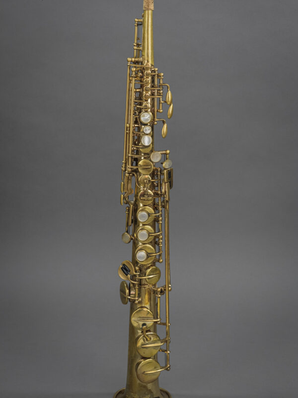 SELMER Paris Soprano Saxophone 1980 high F# hoch F# without lacquer entlackt 308xxx