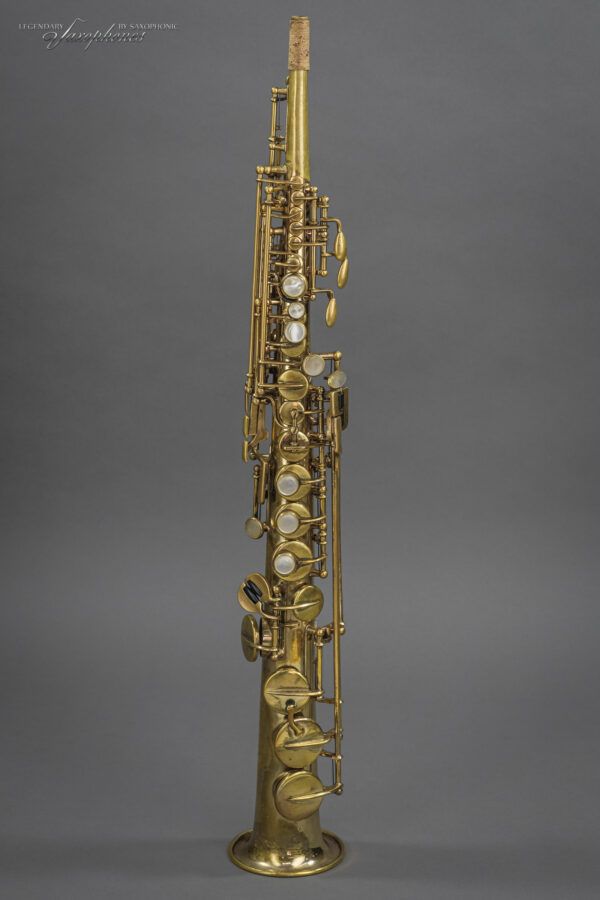 SELMER Paris Soprano Saxophone 1980 high F# hoch F# without lacquer entlackt 308xxx