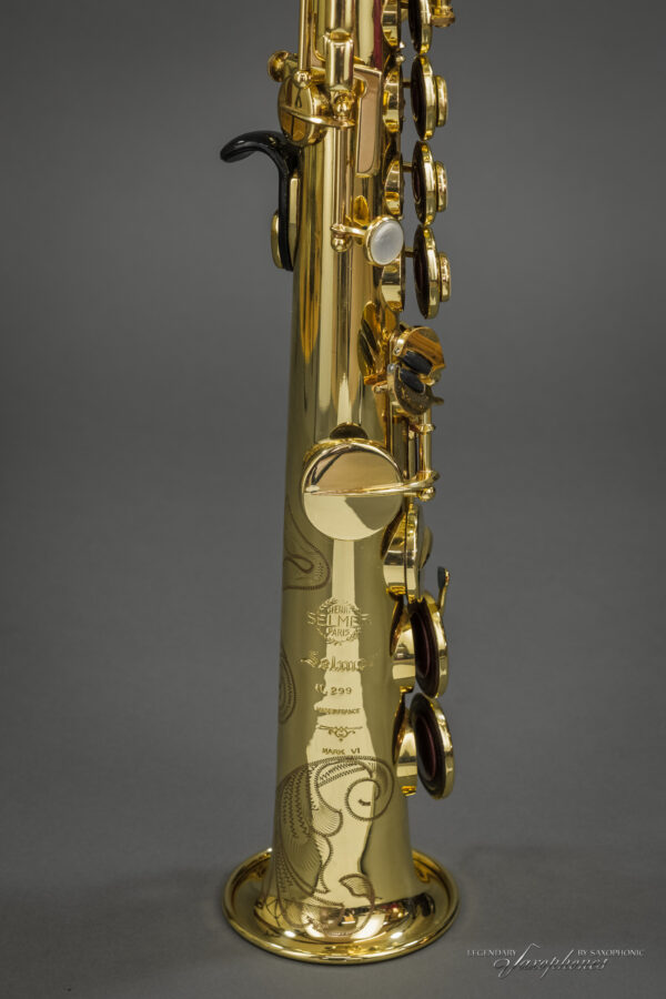 Soprano Saxophone SELMER Paris Mark VI 1979 lacquer lackiert engraving Gravur high F# hoch F# 299xxx