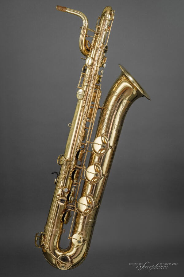 Baritone Saxophone SELMER Paris Mark VI lacquer lackiert 1973 engraving Gravur low-A tief-A 215xxx