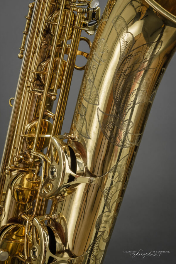 Baritone Saxophone SELMER Paris Mark VI lacquer lackiert 1973 engraving Gravur low-A tief-A 215xxx