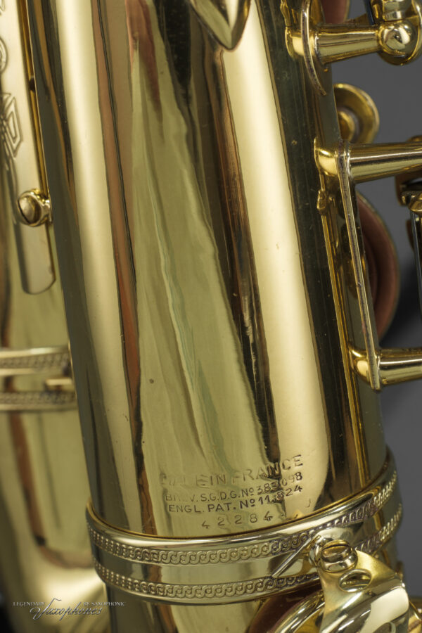 Tenor Saxophone SELMER Paris Super Action SBA engraving Gravur 1950 42xxx