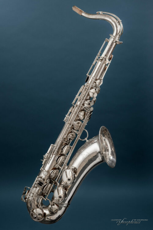 **Vorrätig** Versilbertes SELMER Balanced Action Tenorsaxophon, 32876 von 1946