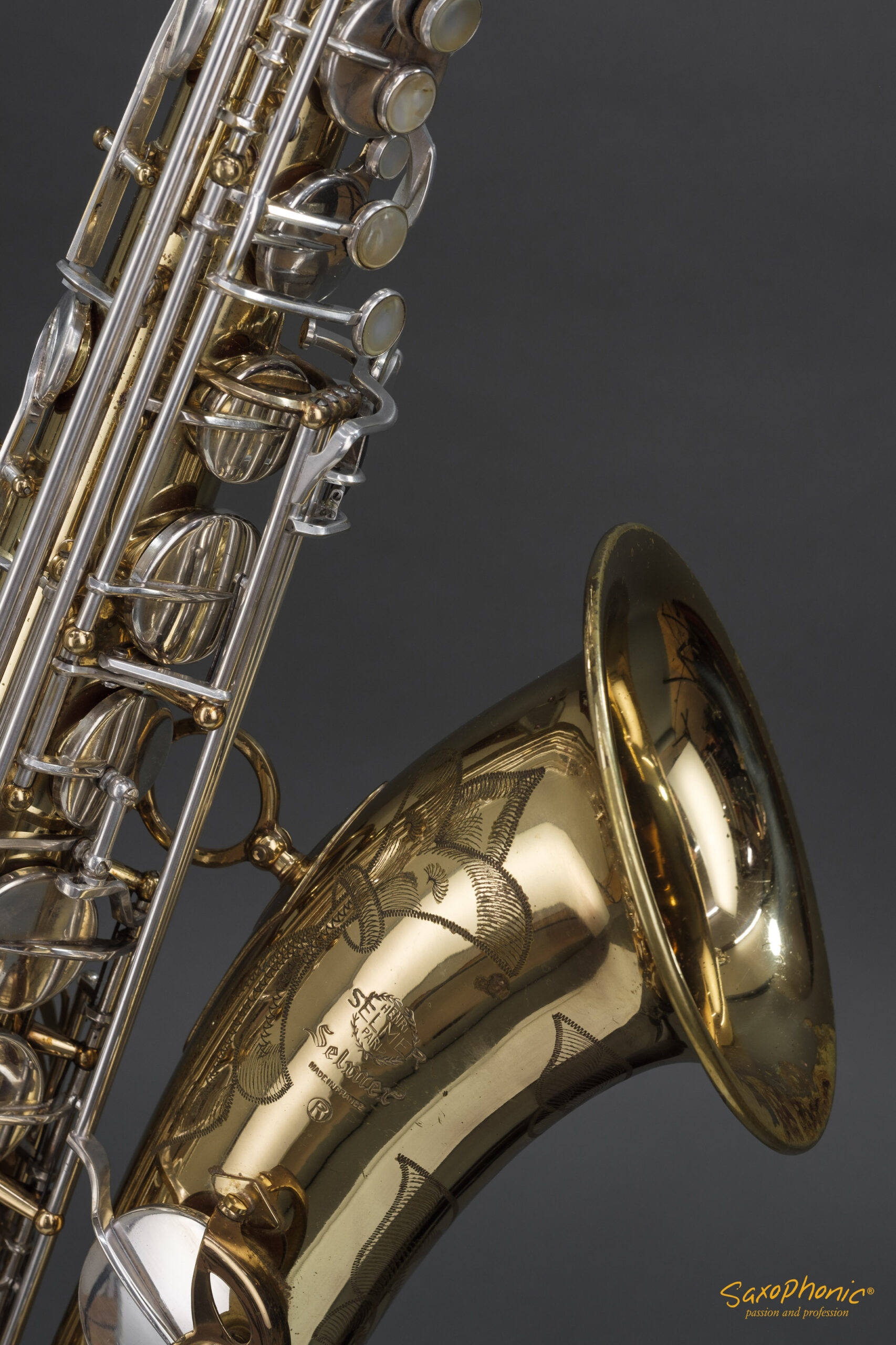 Tenor Saxophone Selmer Paris mark 7 Mark VII Bi-Color 1978 engraving Gravur 293xxx